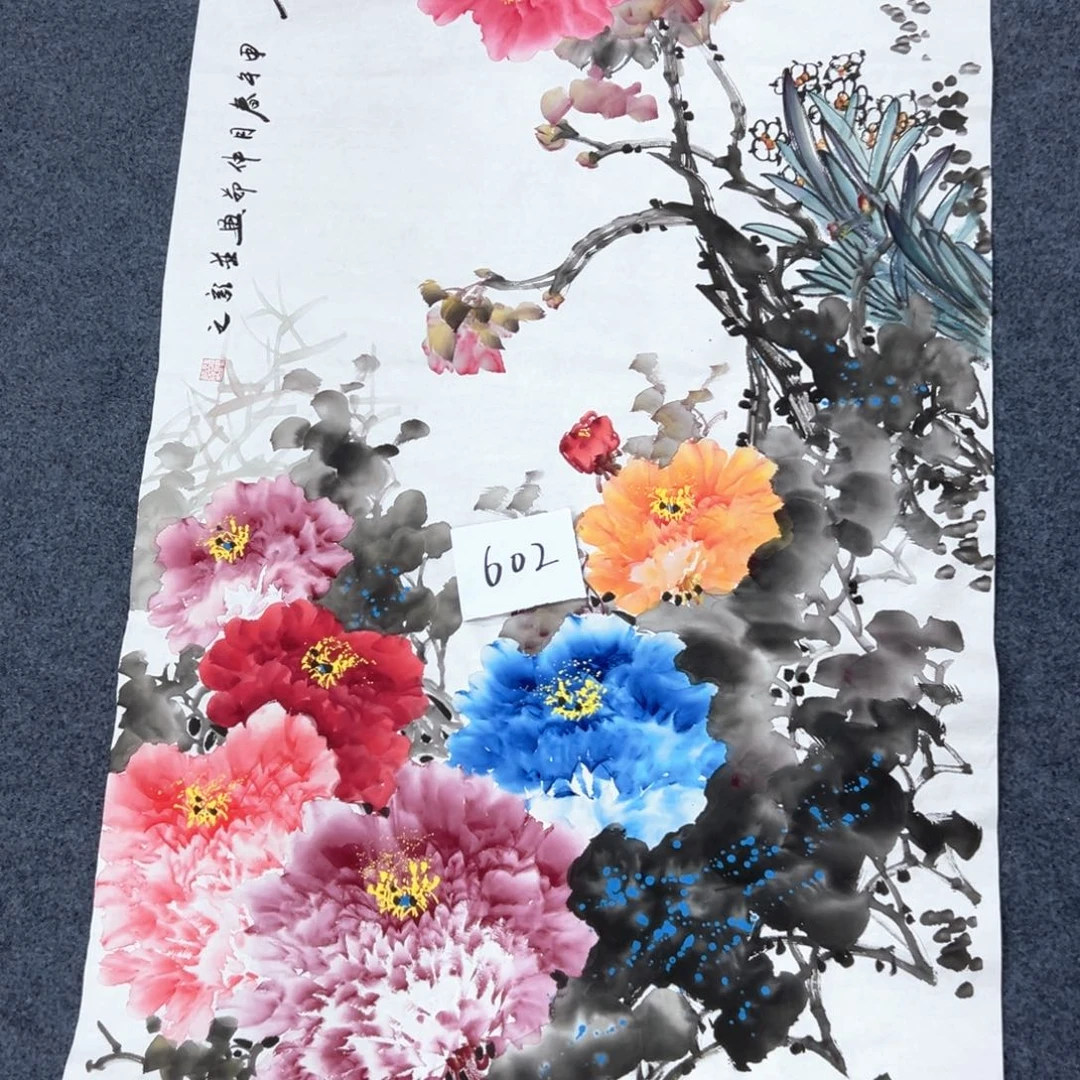 国画国画作品宣纸纯手绘