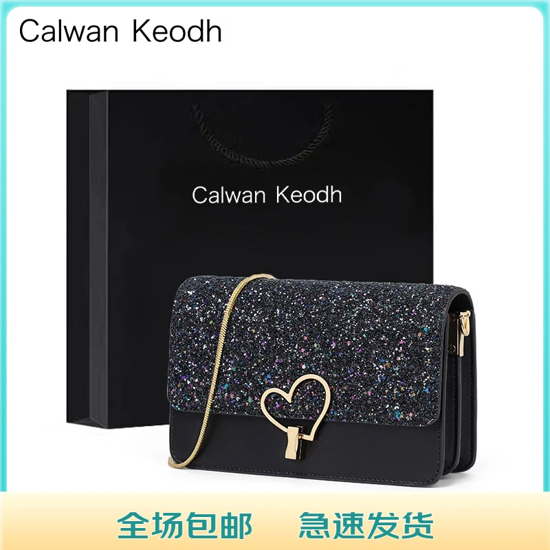 Calwan Keodh真皮包包女包轻奢上档次斜挎包生日礼物送女友送老婆