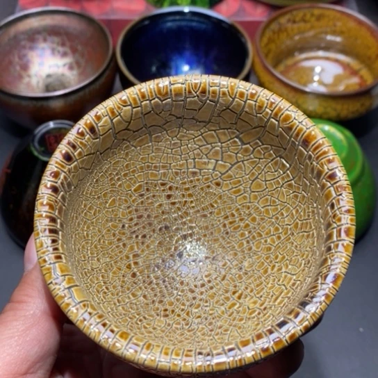 茶盏建盏主人杯茶壶盖碗品茗杯029