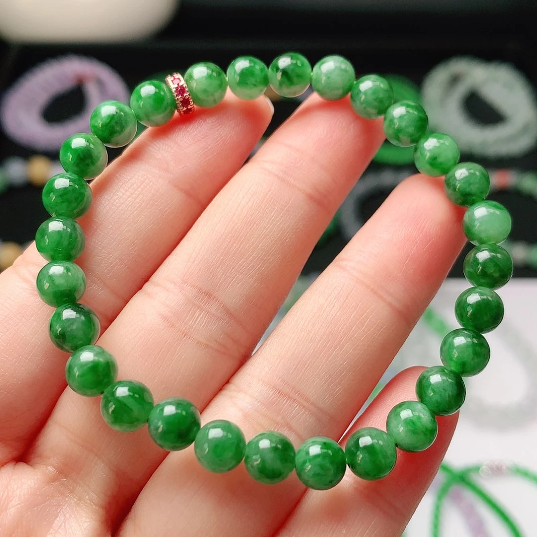 翡翠未镶嵌手链翡翠