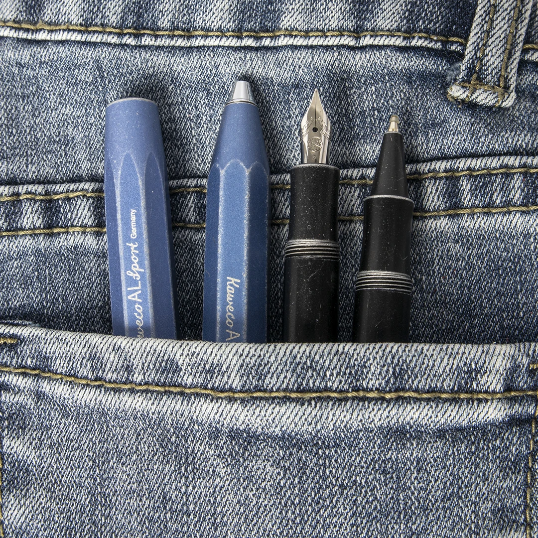 KAWECO AL sport运动口袋钢笔钢笔 水洗 做旧复古 金属笔杆