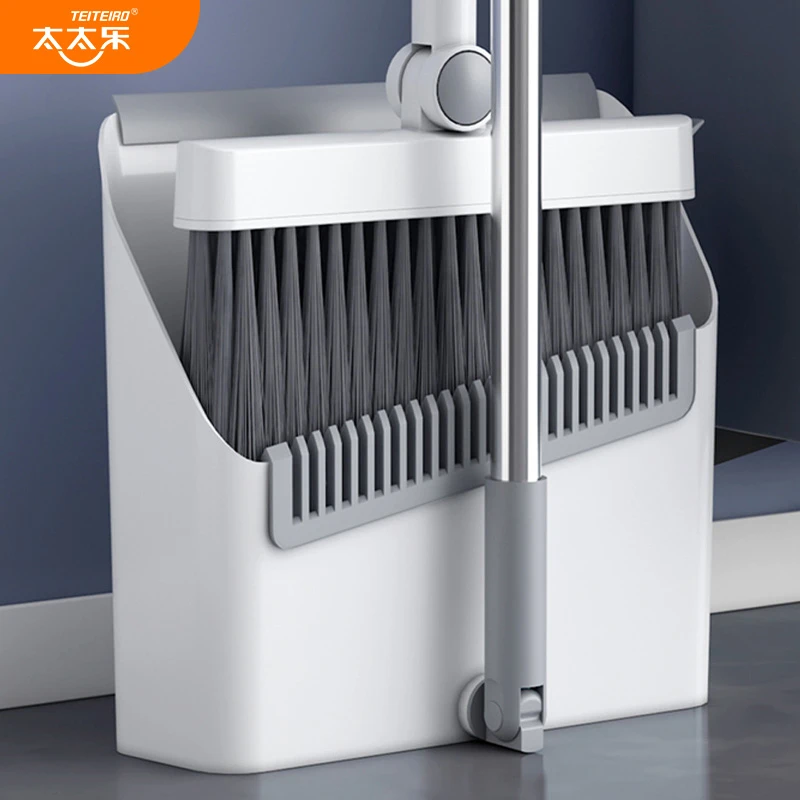 太太乐室内玫瑰套装折叠干净组合扫地簸箕扫把扫帚扫把簸箕套装