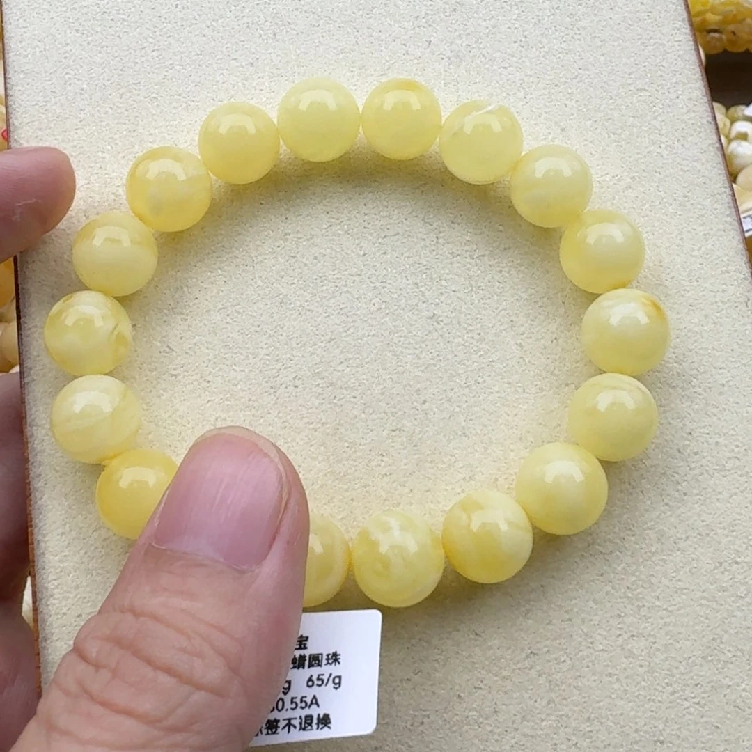 琥珀手链未镶嵌蜜蜡手串