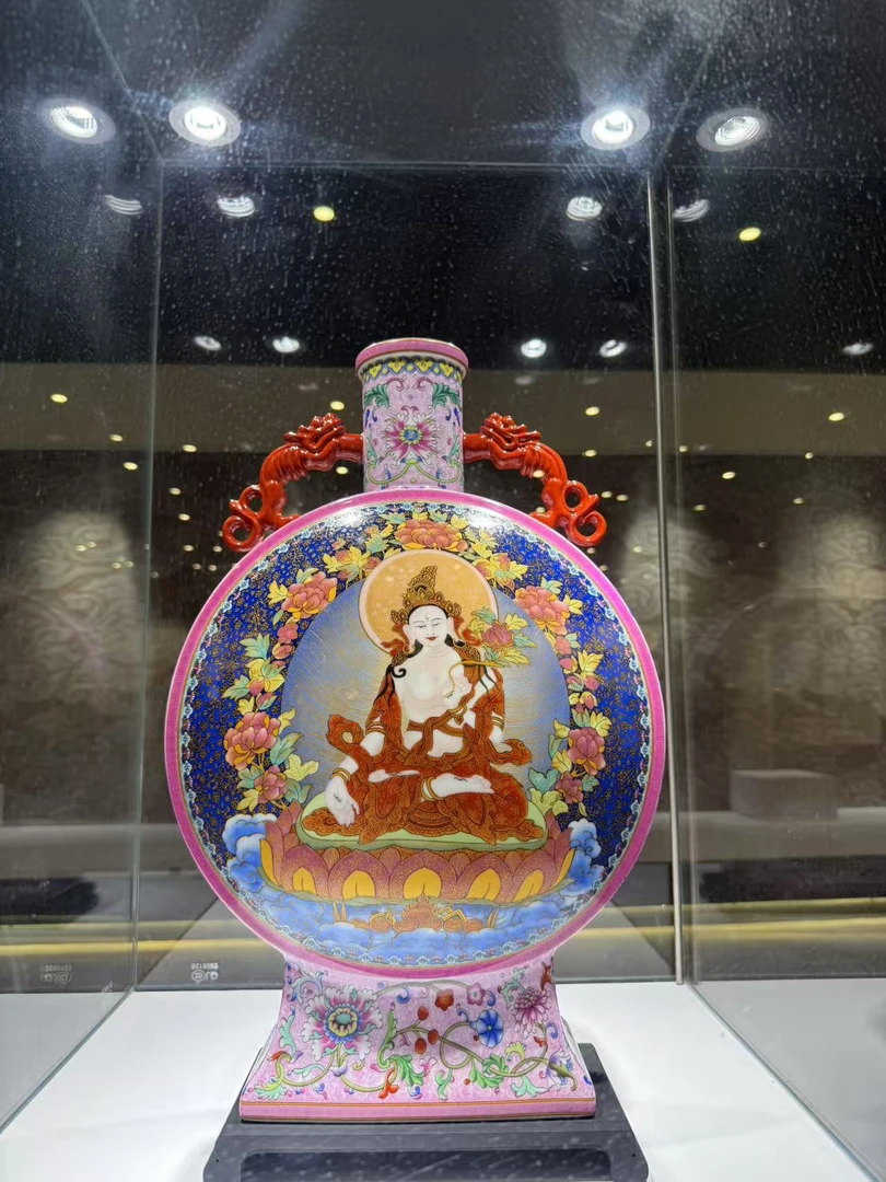 【毕老师】唐卡抱月瓶