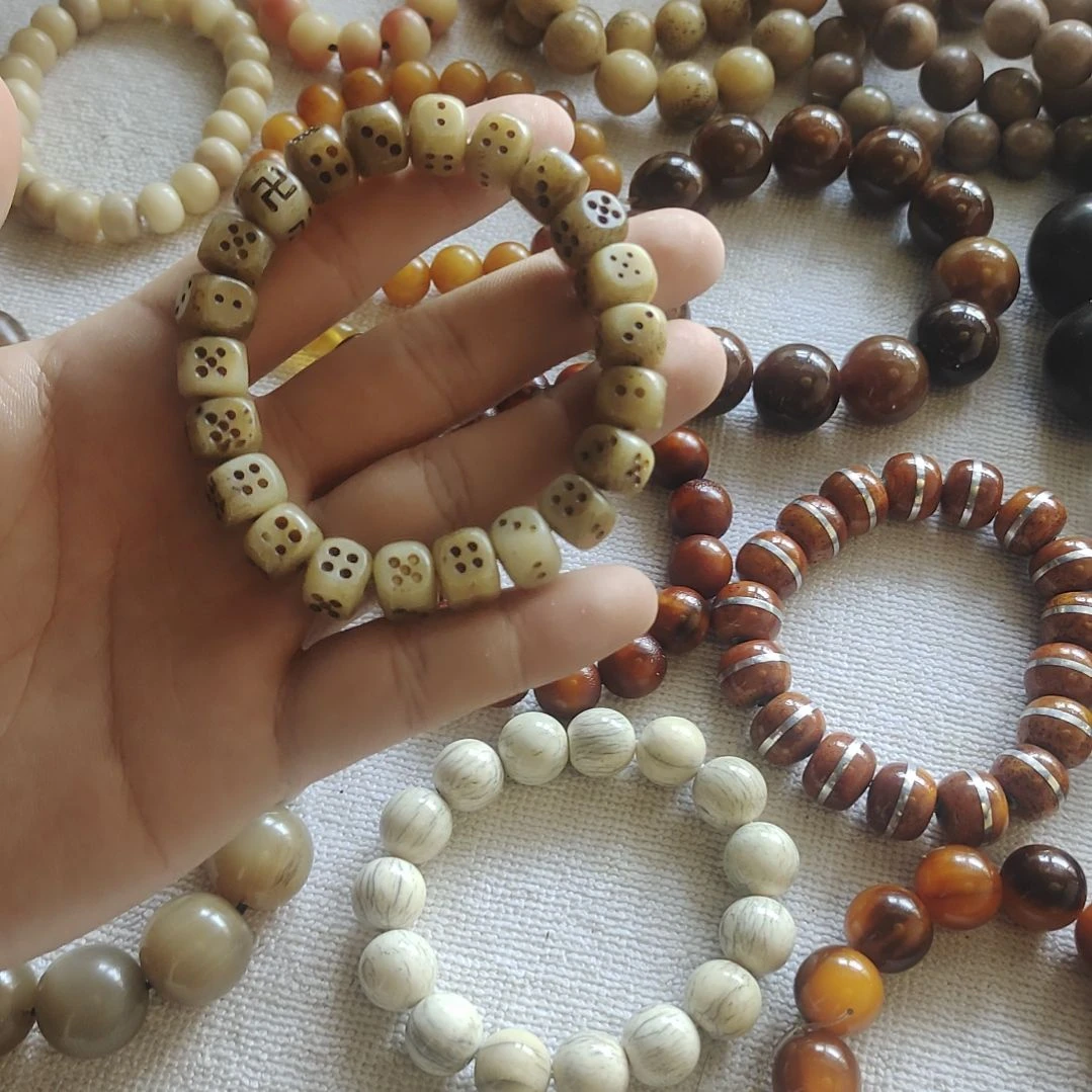 木质类驼骨手串文玩