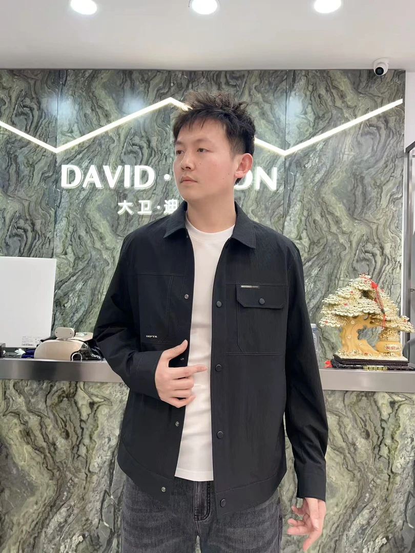 经典翻领夹克肌理感轻便舒适25825