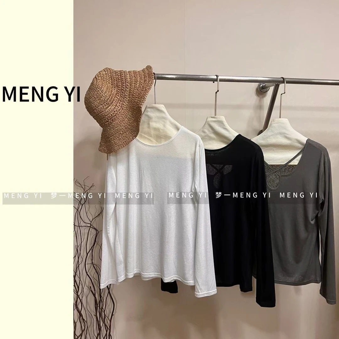 面膜后背交叉镂空空调衫my-5128