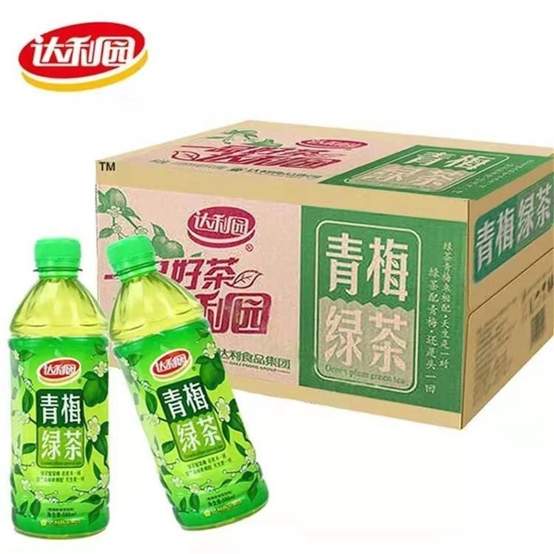 新货达利园青梅绿茶500ml*15瓶整箱青梅酸甜果味茶饮品绿茶批发价
