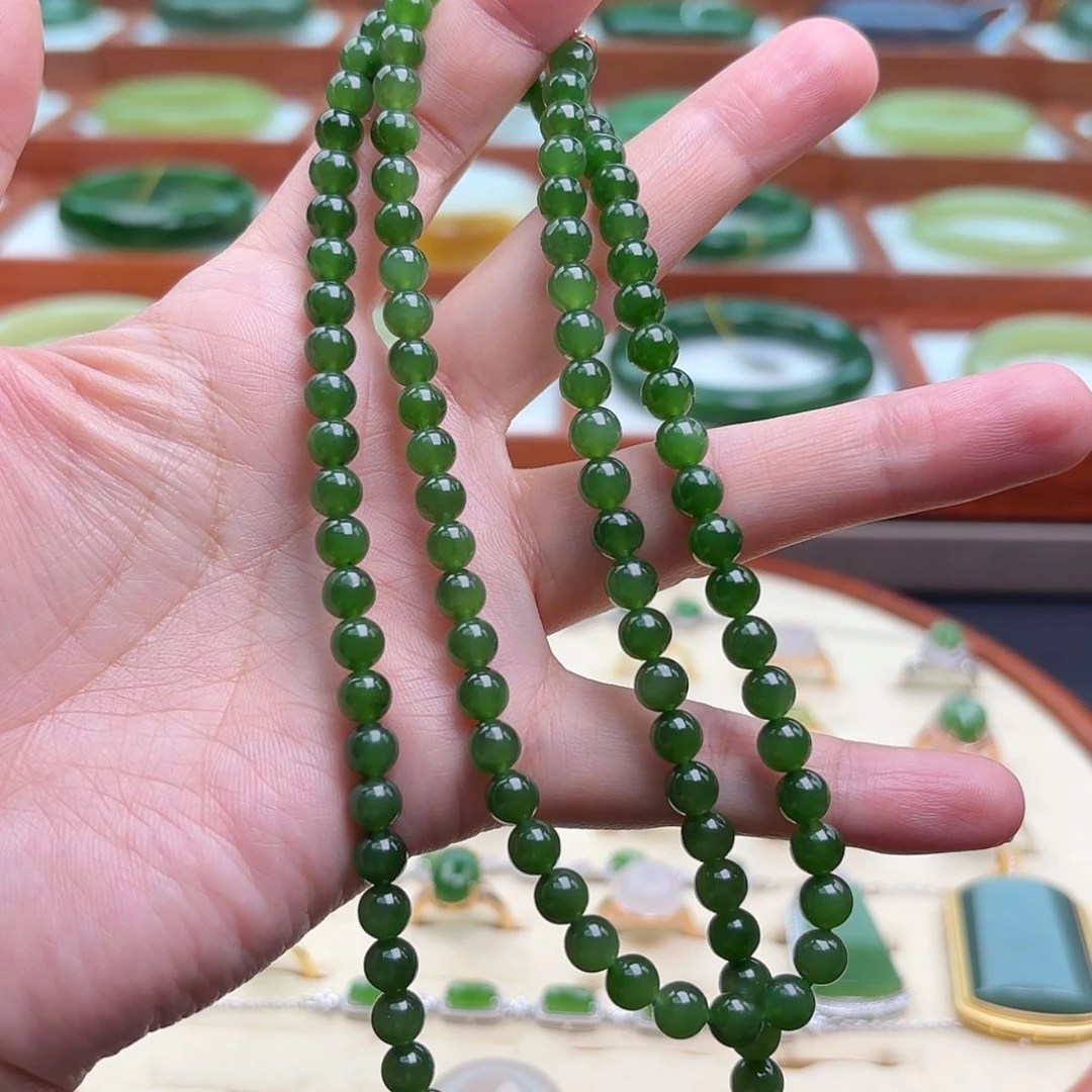 【闪购商品】颈饰未镶嵌和田玉（碧玉）