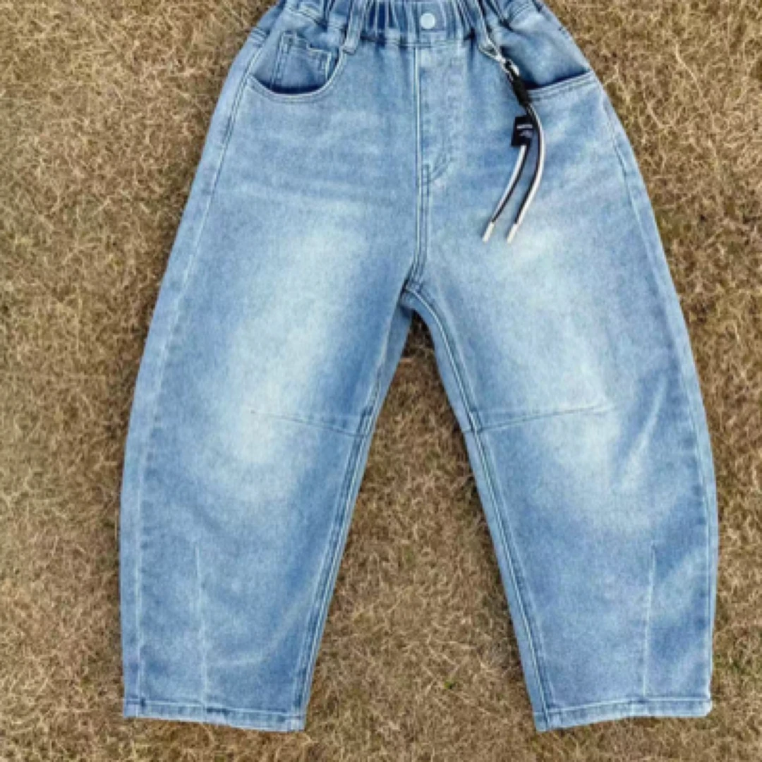 长裤男女同款弯刀裤