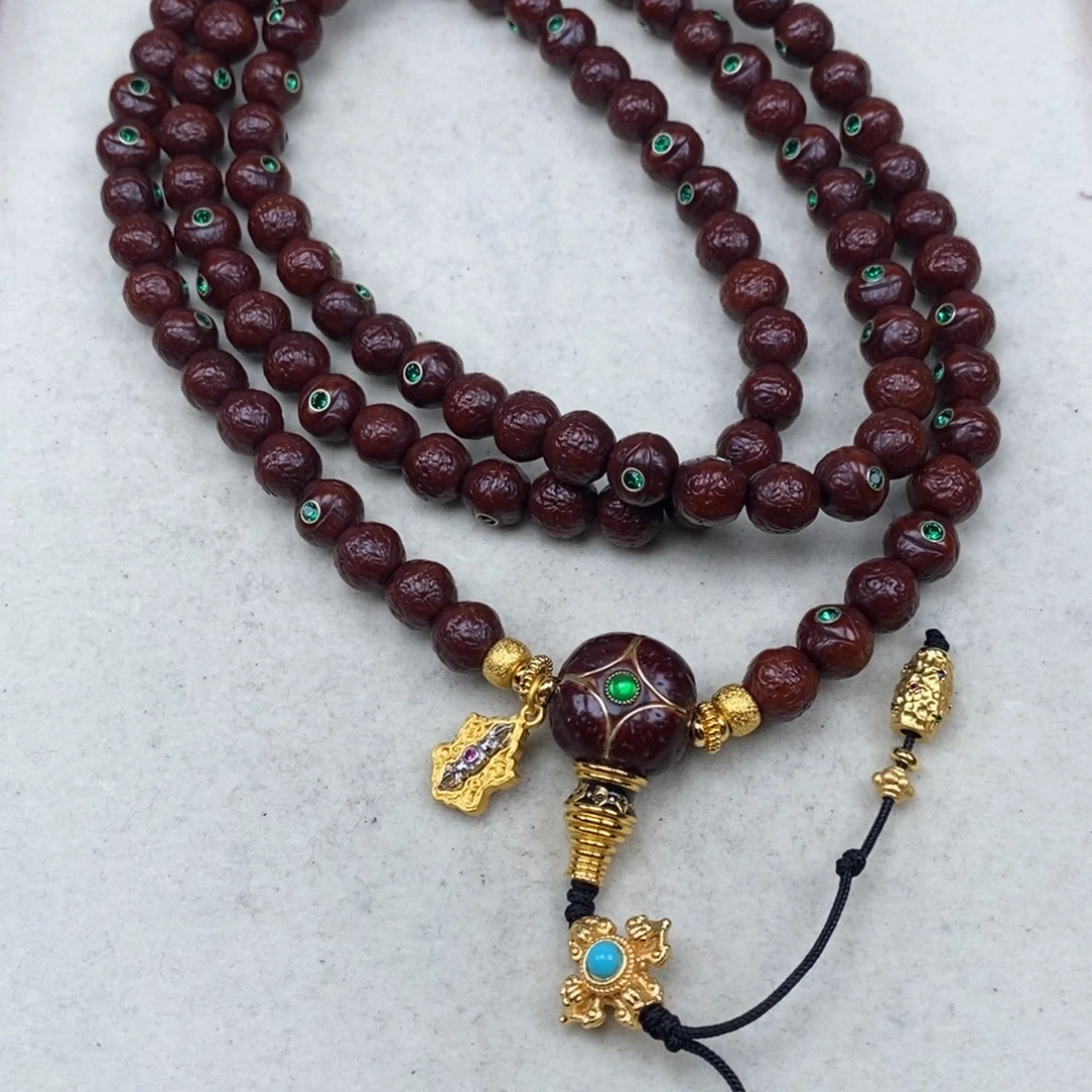 小***明凤眼菩提吊坠凤眼