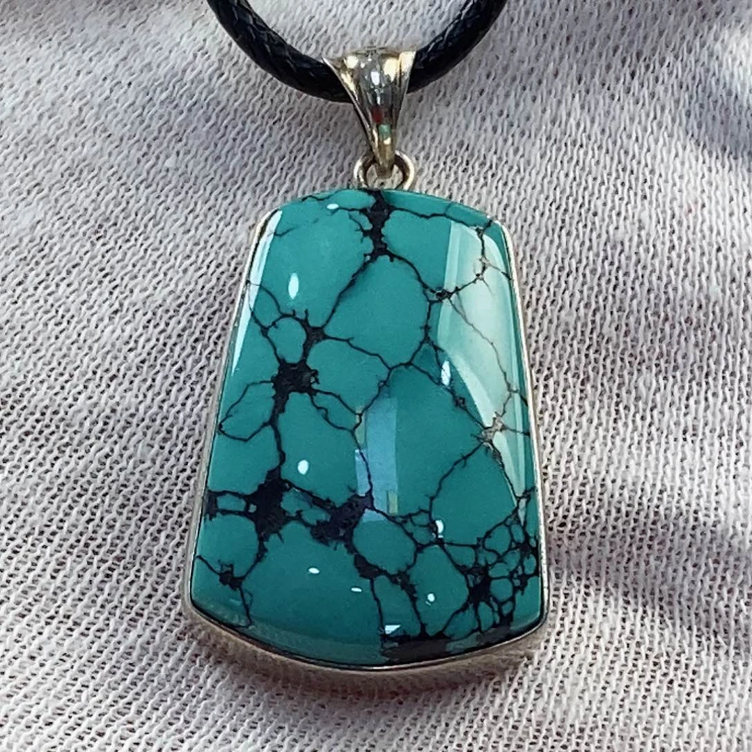 绿松石配饰银S925镶嵌