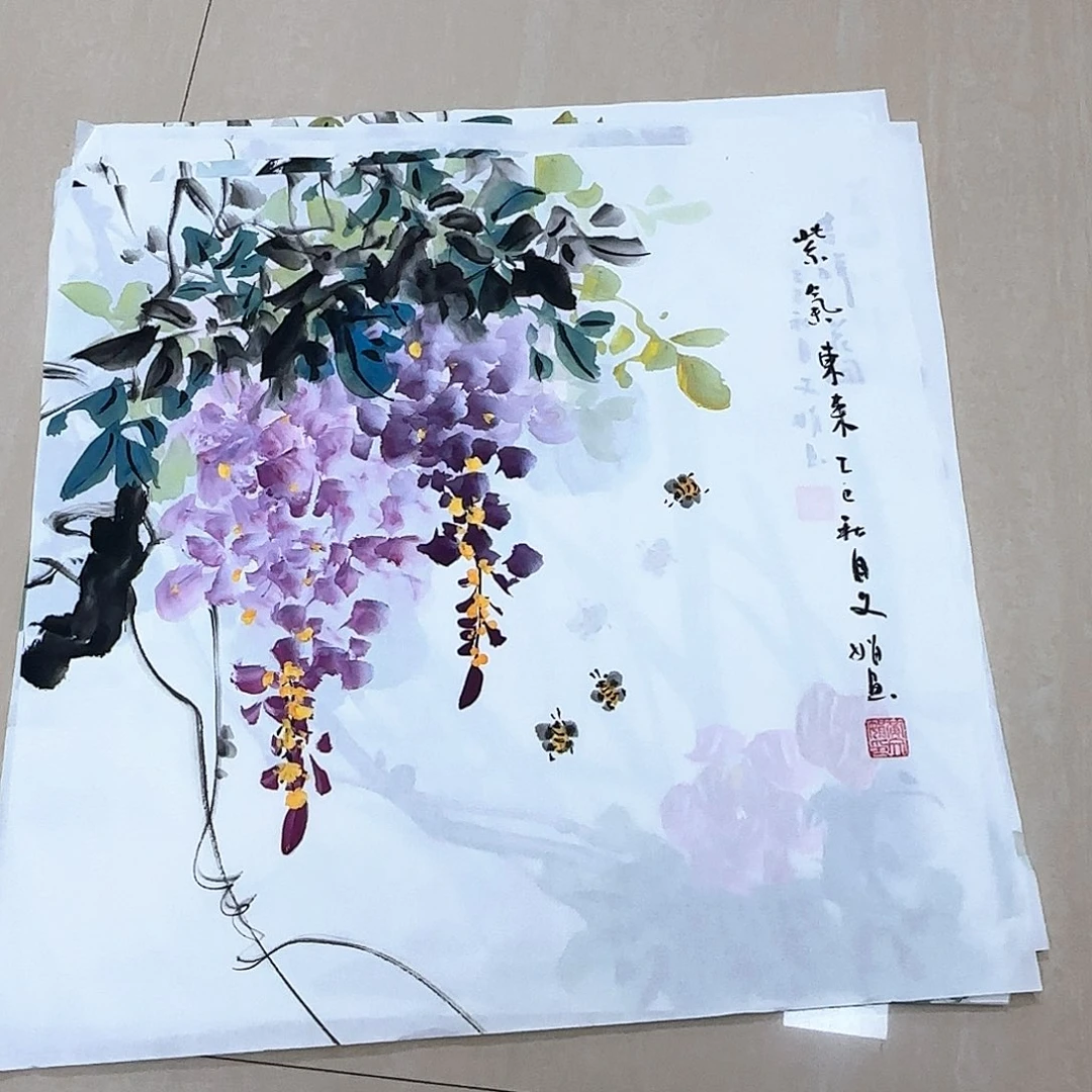国画国画作品多次