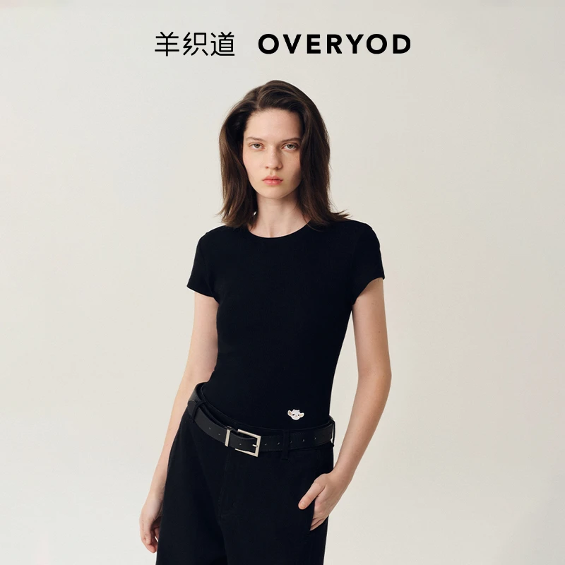 羊织道暮光 2025春季新款针织短袖