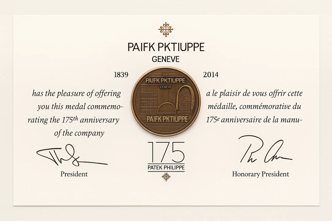 PP   175周年纪念徽章