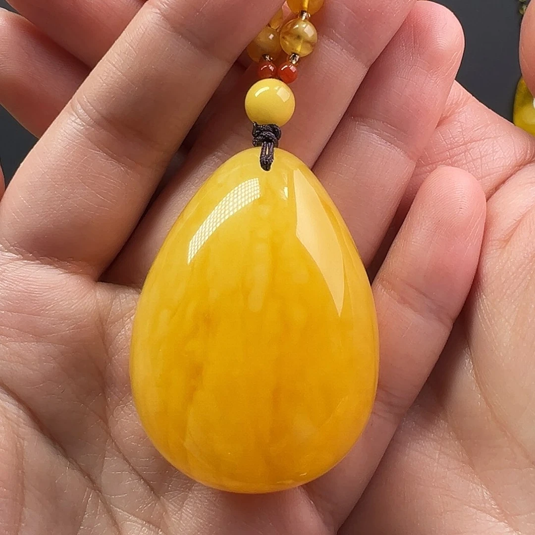 蜜蜡颈饰未镶嵌哲*宇蜜蜡