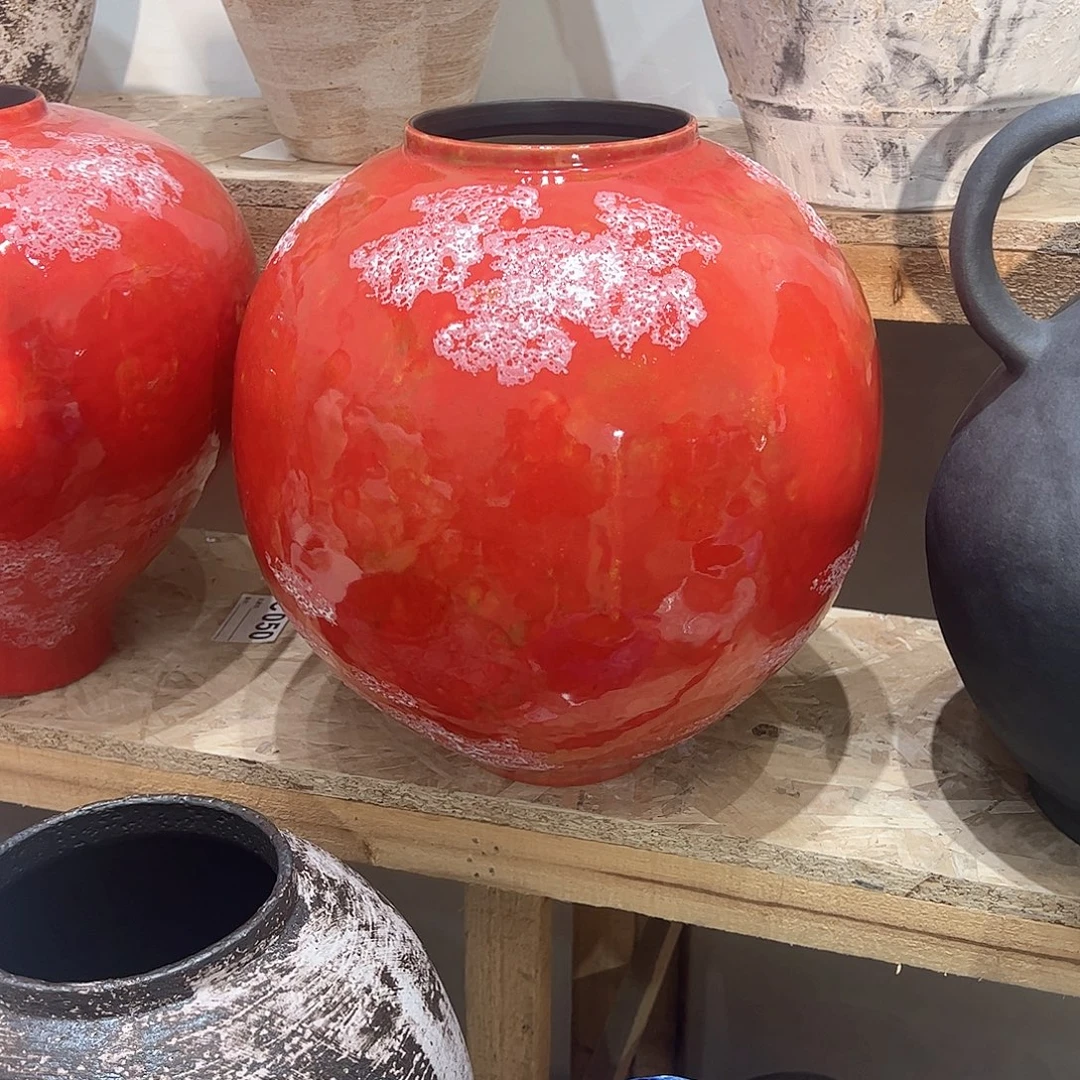 紫砂花瓶景德镇陶瓷花瓶