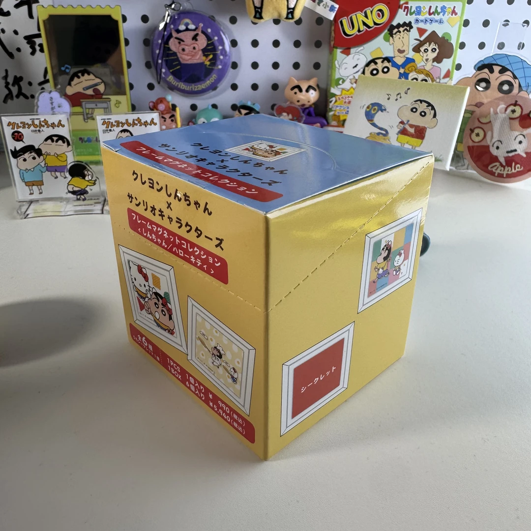日谷·蜡笔小新HelloKitty联名相框冰箱贴盲盒