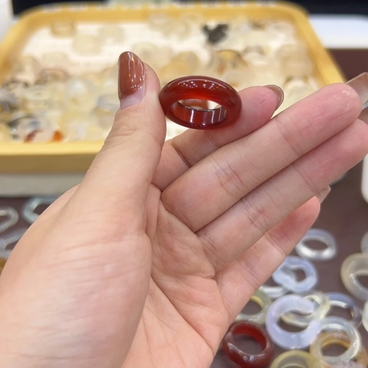 玛瑙/玉髓合金戒指157港15