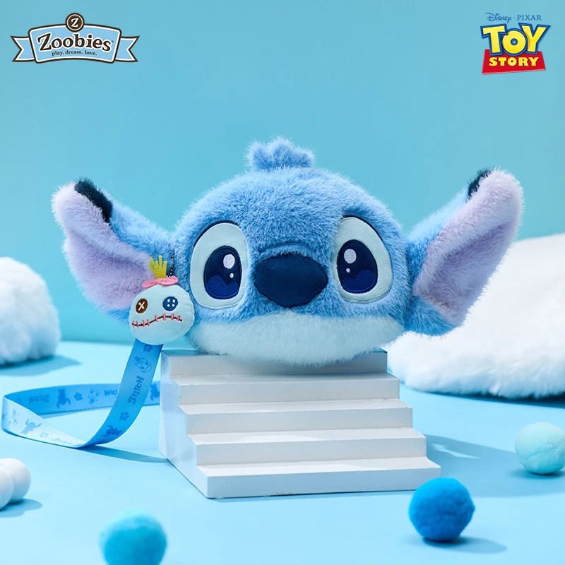 zoobies迪士尼毛绒链条斜挎包可爱超萌女生适用