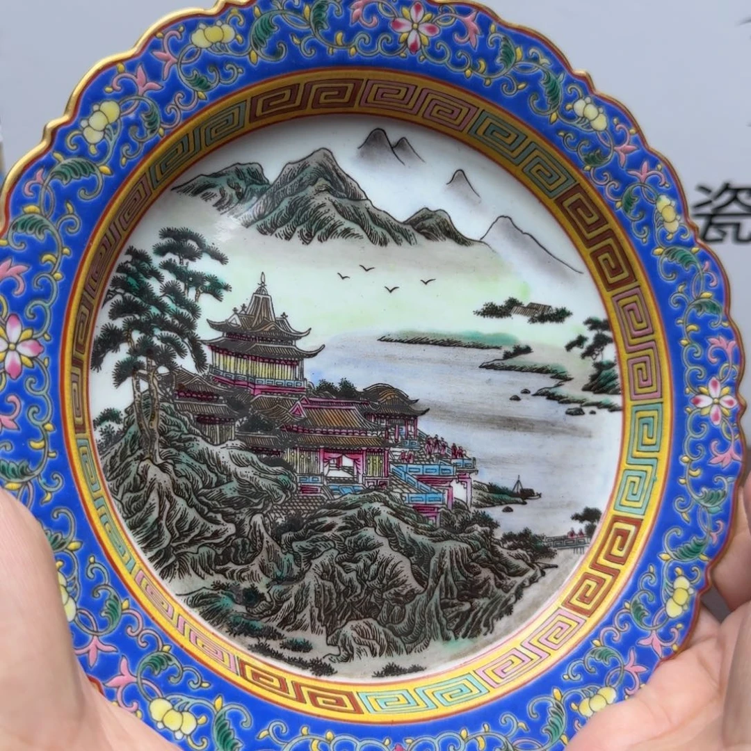景德镇手工手绘展示
