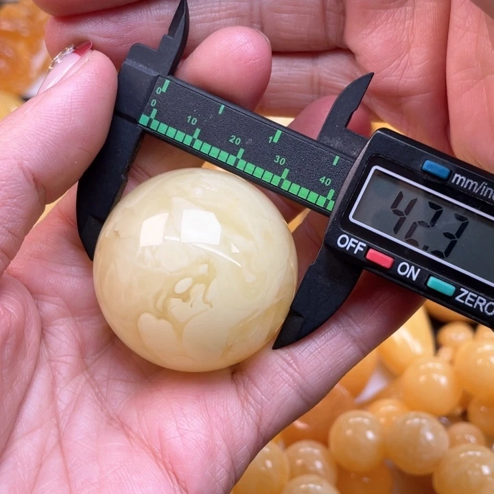 蜜蜡裸石未镶嵌蜜蜡珠子