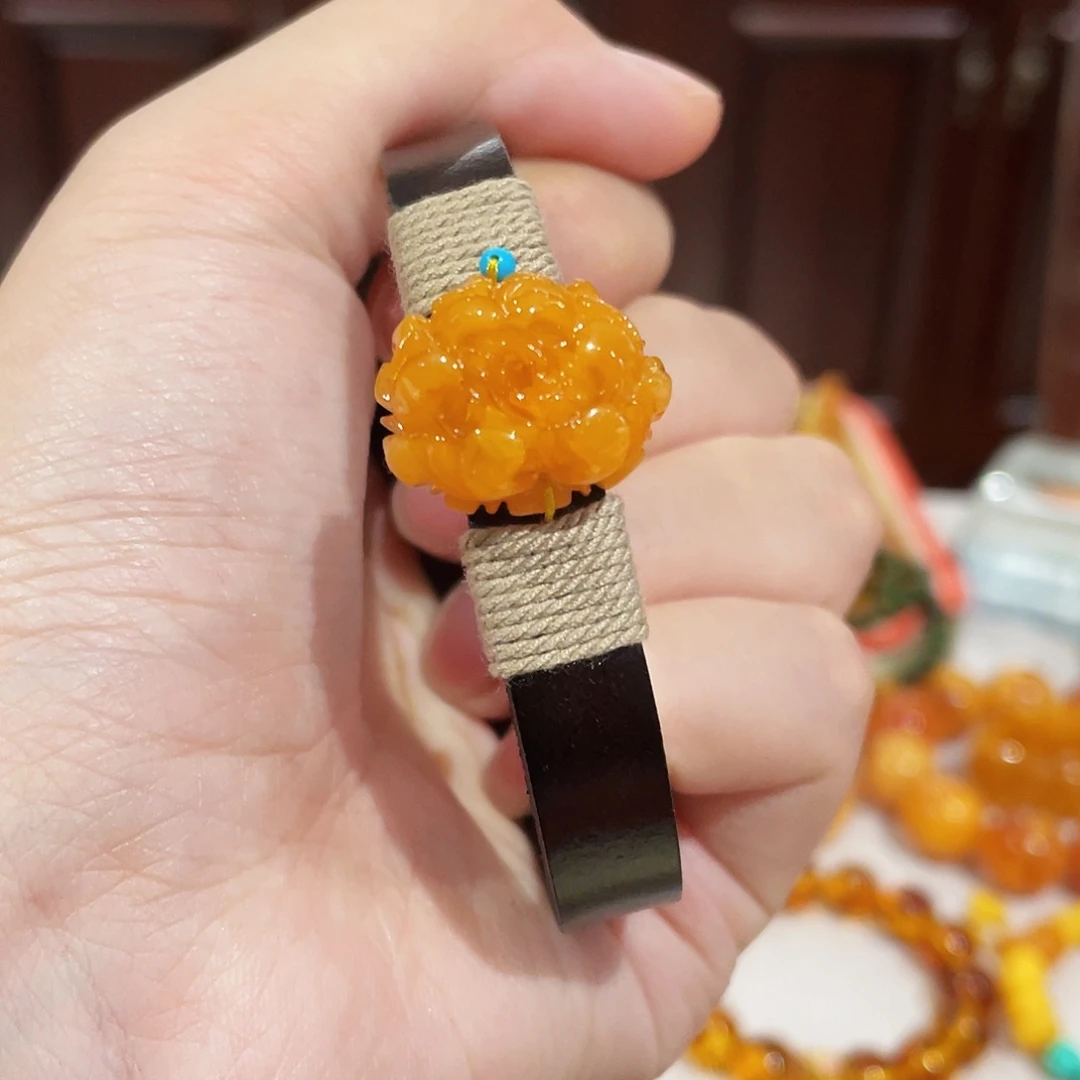 手链蜜蜡未镶嵌手串