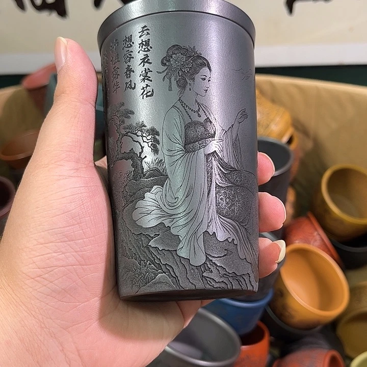 茶杯紫砂全手工紫砂主人杯