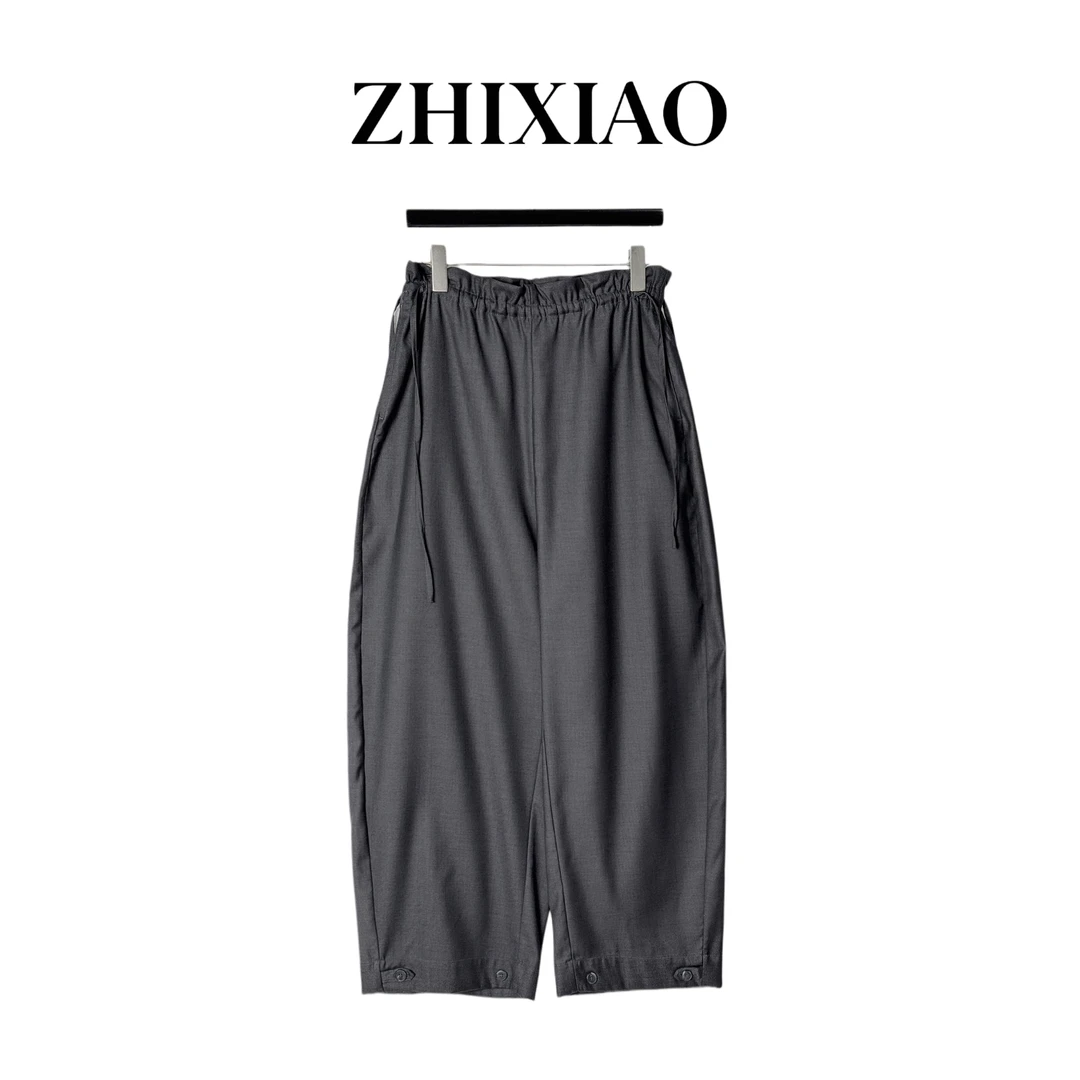 【ZHIXIAO】秋冬新款：腰头抽绳休闲裤2504248