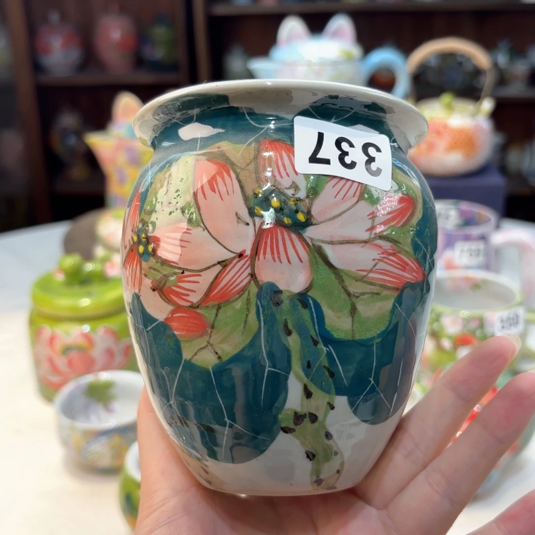 景德镇手绘高温釉下彩陶瓷茶具