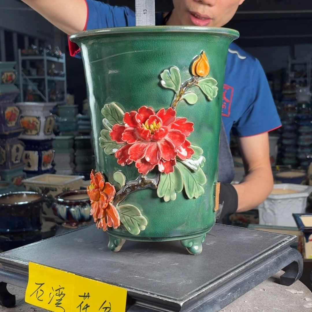 一风堂石湾花盆 内17*25