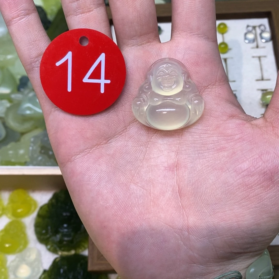 岫玉未镶嵌吊坠(不含链)