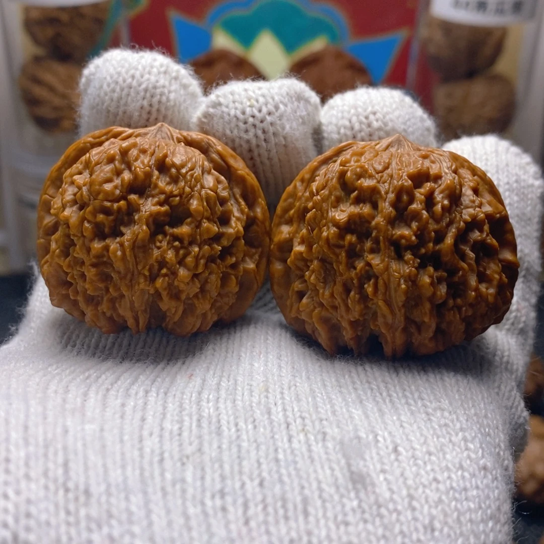 核桃137狮子头43尺文玩核桃