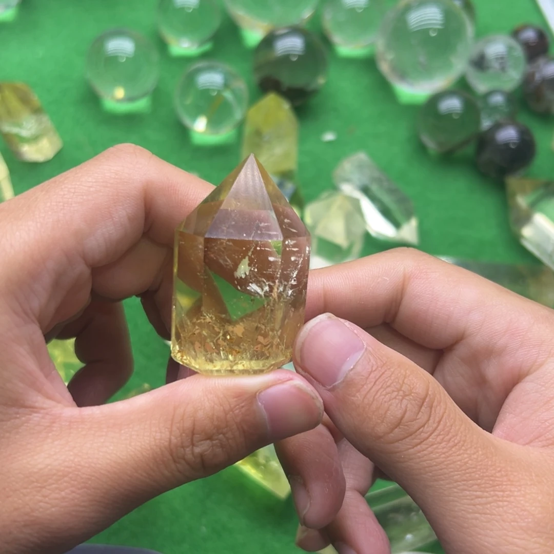 水晶未镶嵌珠宝半成品