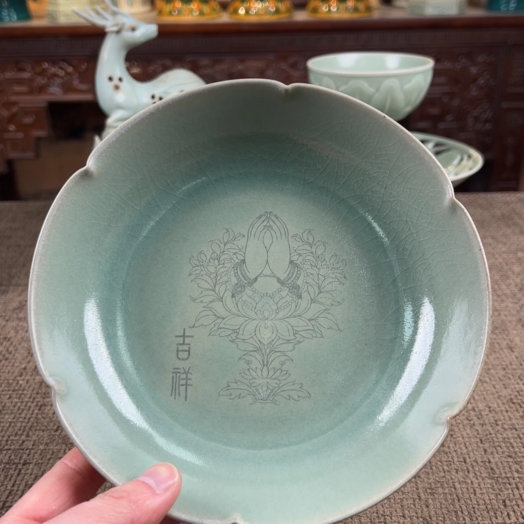 瓷片正能量陶瓷艺术品