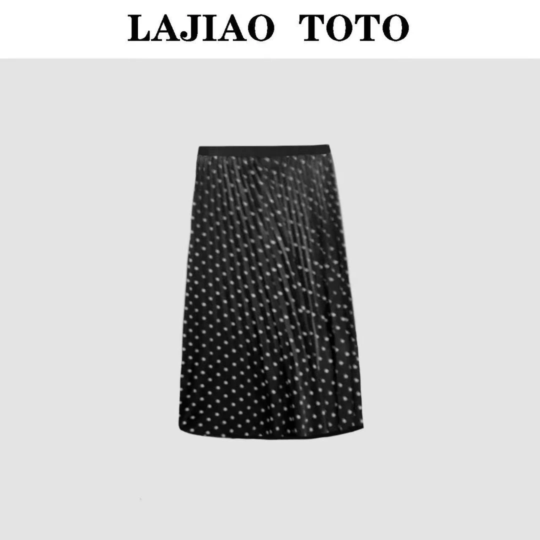 辣椒姐【波点半裙】气质中长舒适春夏百搭女显瘦半身裙#2520