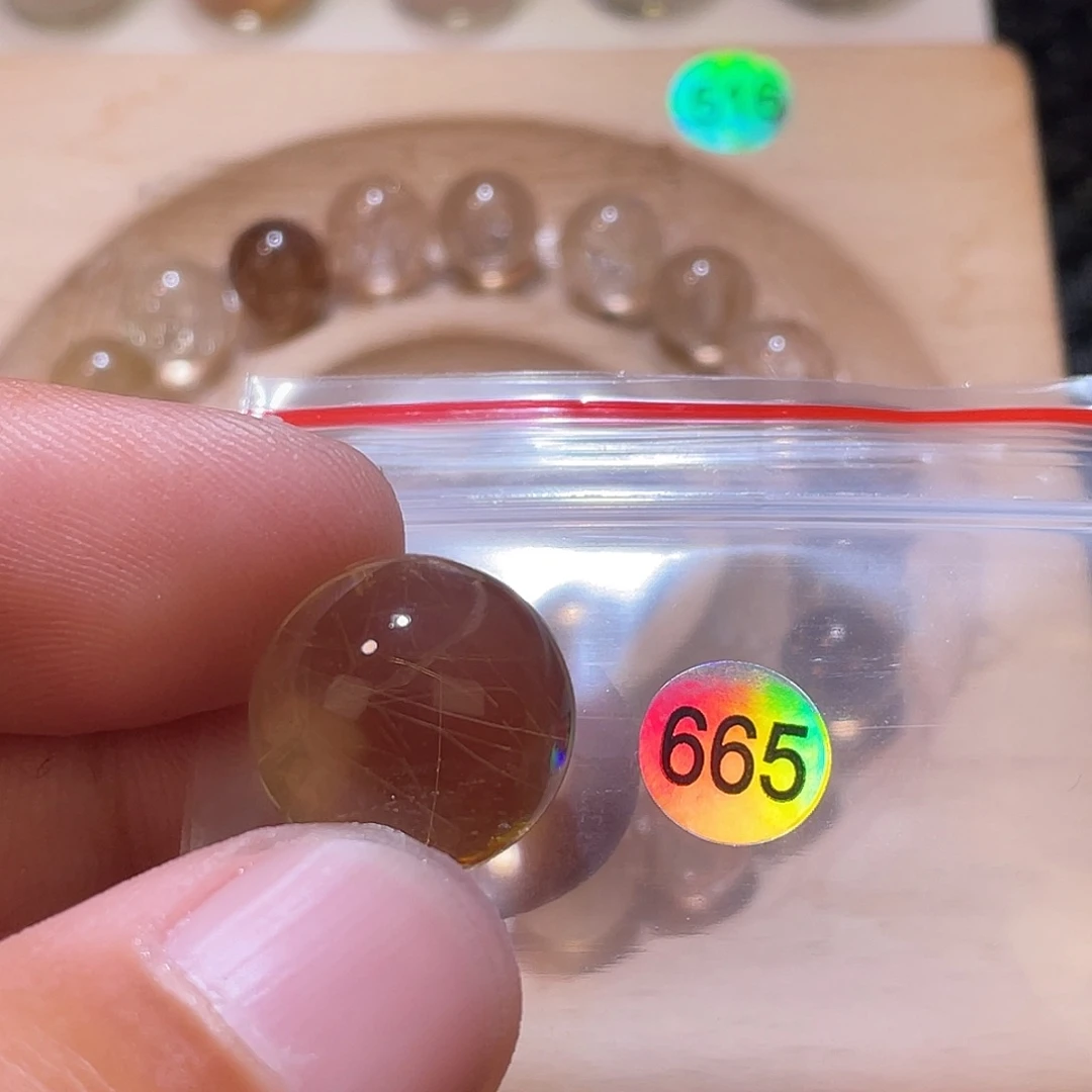 六***陀水晶未镶嵌手链发晶