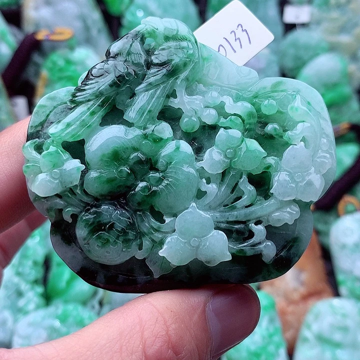 翡翠吊坠(不含链)未镶嵌