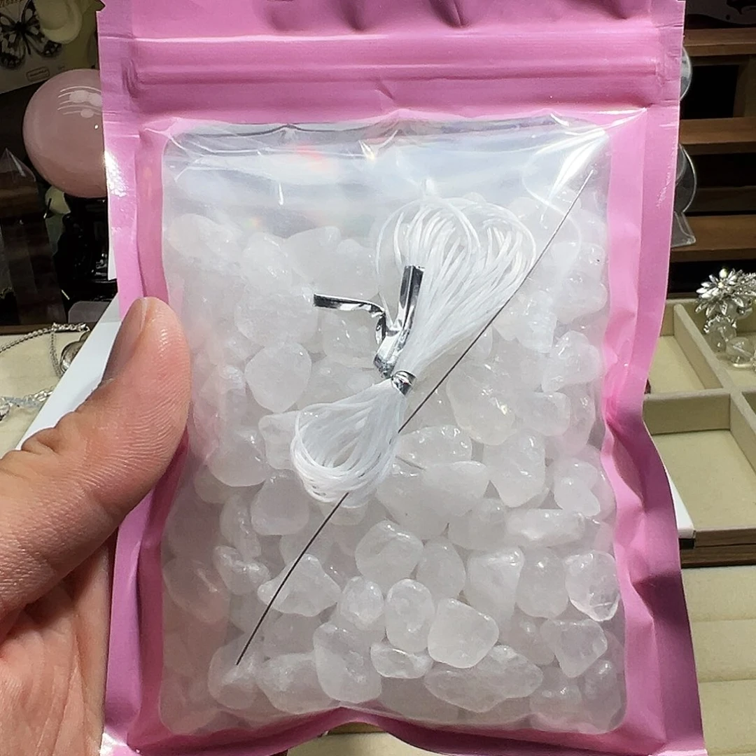 水晶手链未镶嵌水晶消磁石头