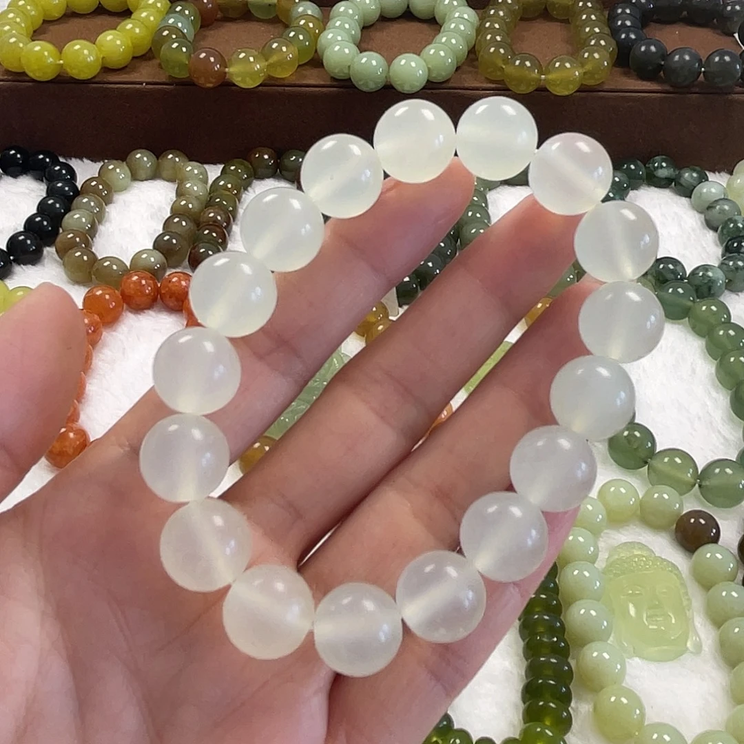 蛇纹石玉未镶嵌手串