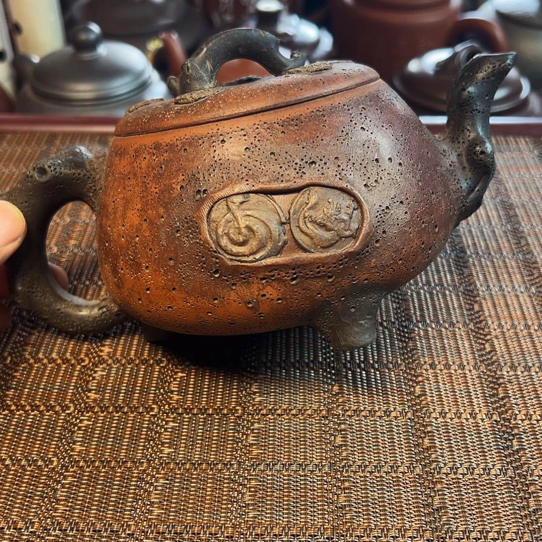 紫砂茶壶宜兴原矿紫砂壶450毫升容量