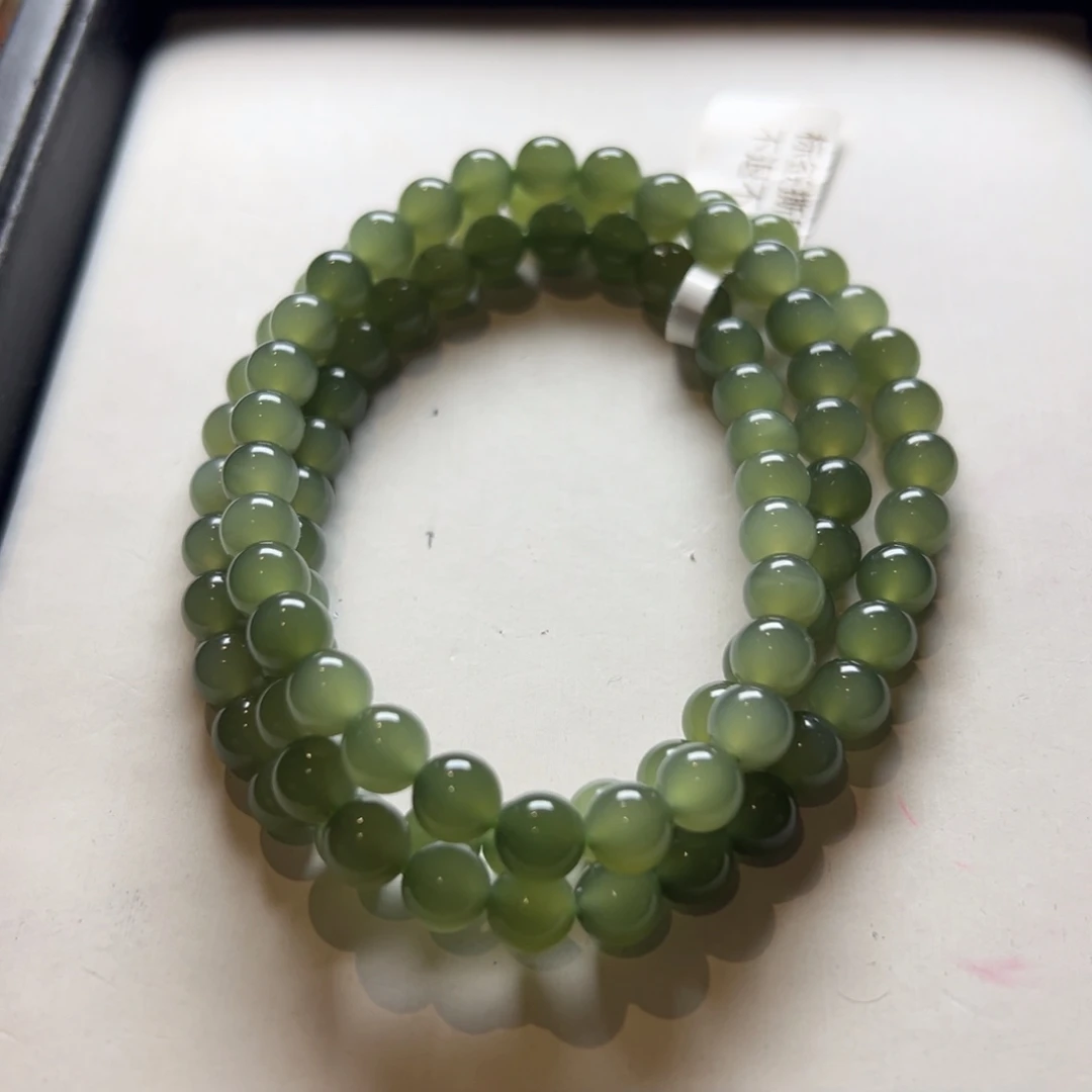 和田玉项链未镶嵌95颗