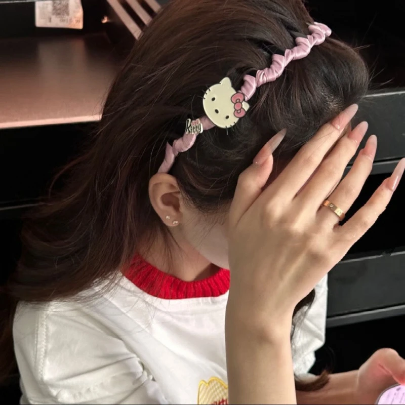 【猪蹄专属】kitty猫凯蒂猫发箍高颅顶发箍新款复古洗脸头箍mz