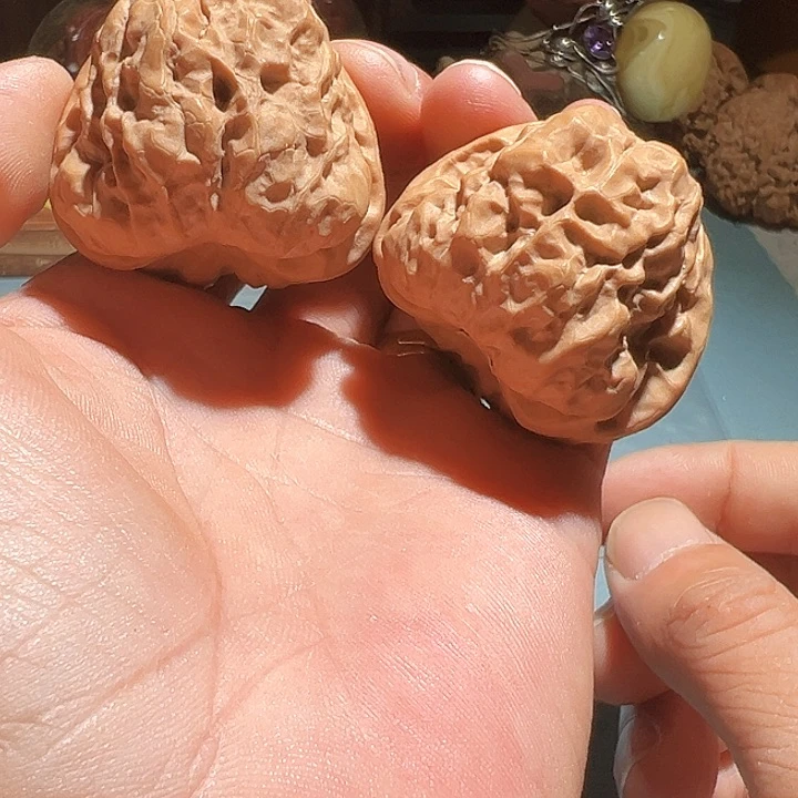 文玩核桃把件蛤蟆头40