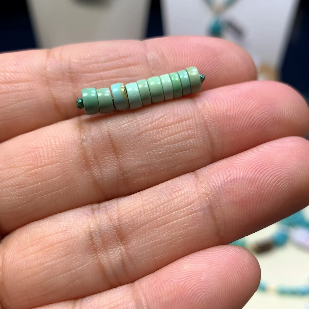 未镶嵌绿松石直切5mm