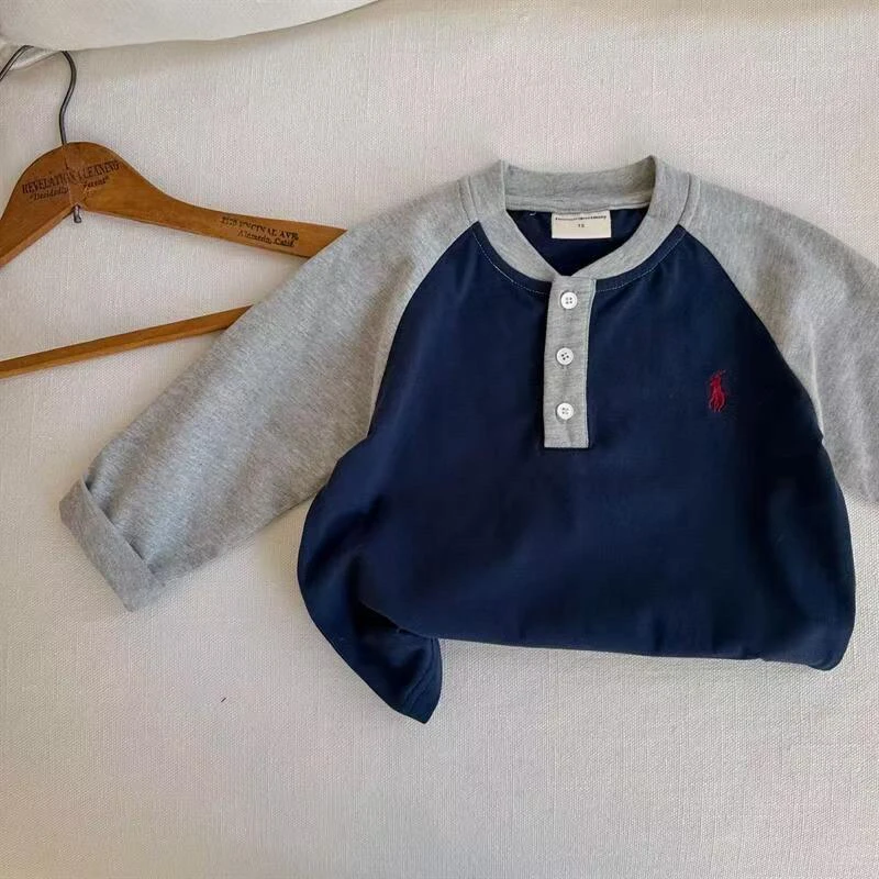 男童春秋T恤卫衣度休闲舒适款天