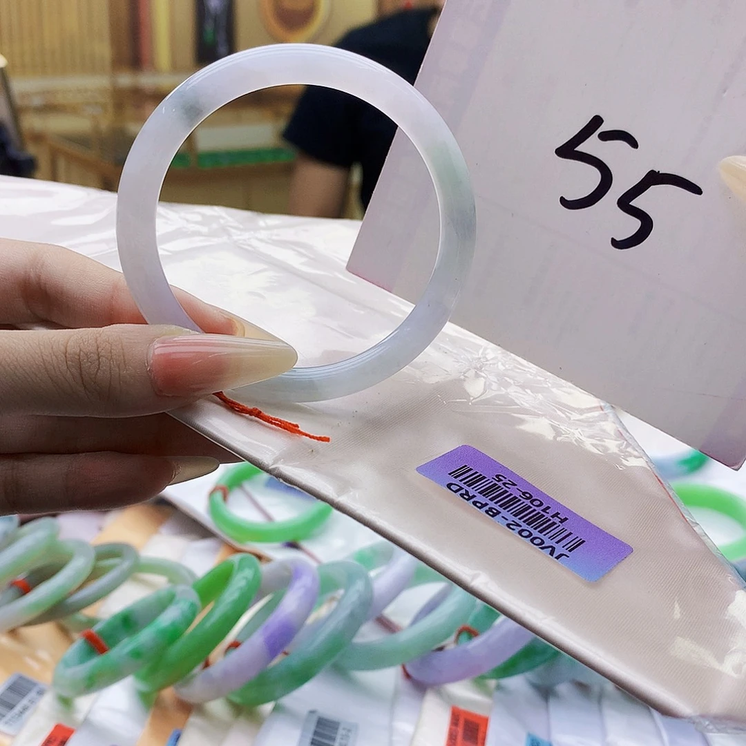 翡翠未镶嵌手镯jhn