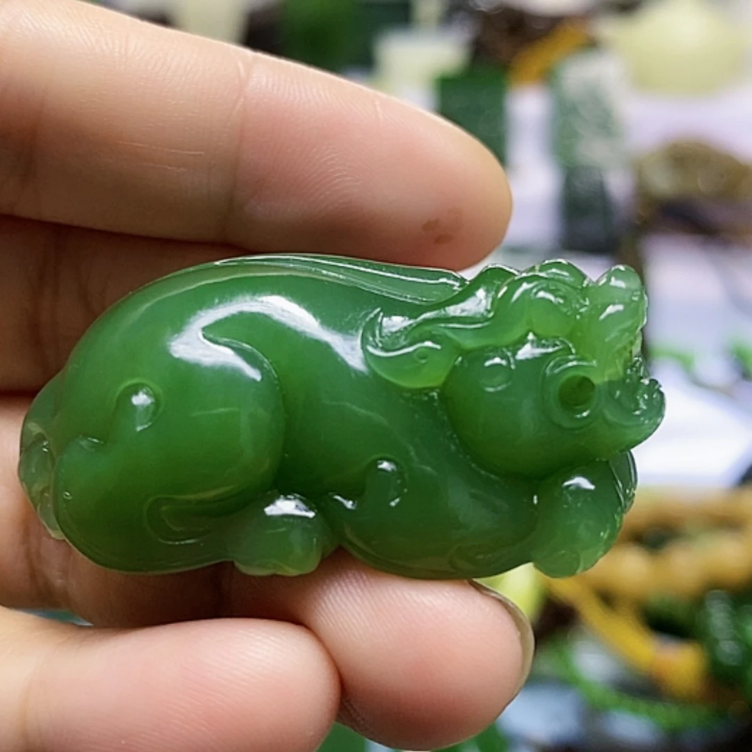 【闪购商品】未镶嵌和田玉（碧玉）挂件