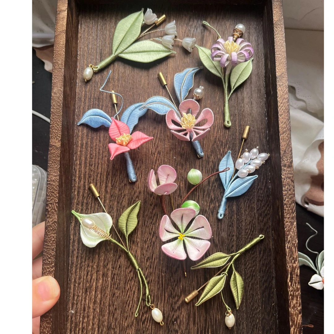 补差链接，非遗缠花手工发簪发饰气质百搭