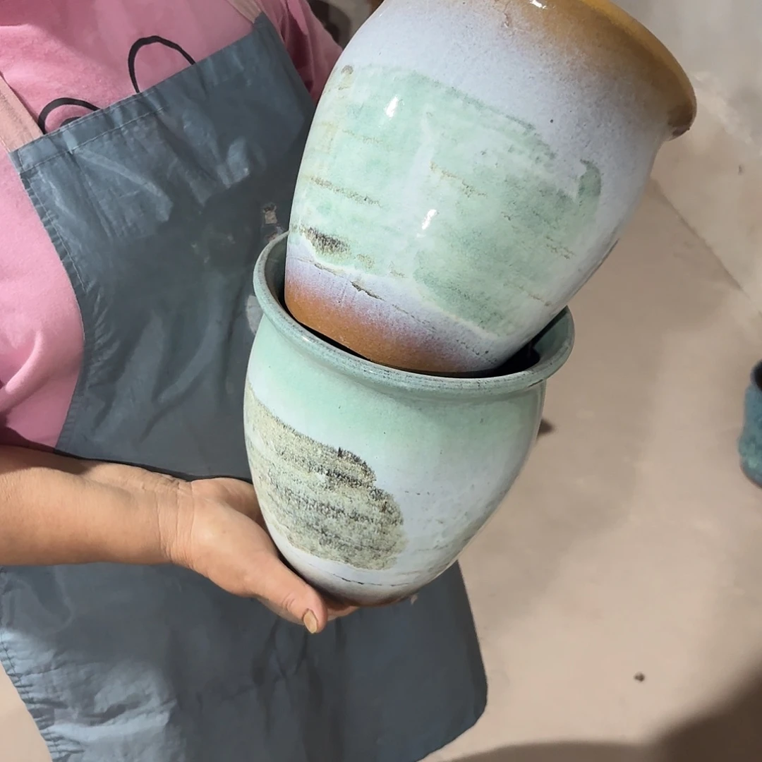 花盆紫砂口18高22